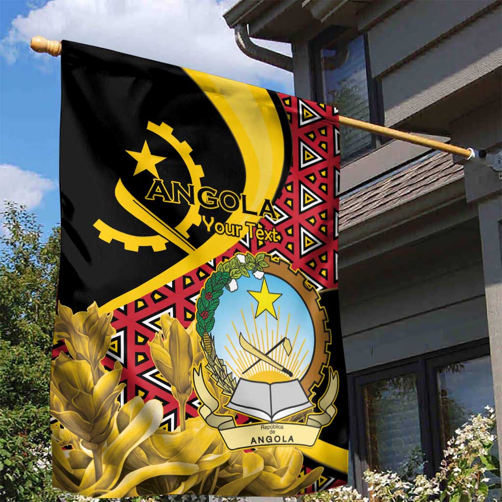 Personalized República de Angola Garden Flag Coat Of Arms With Map LT15