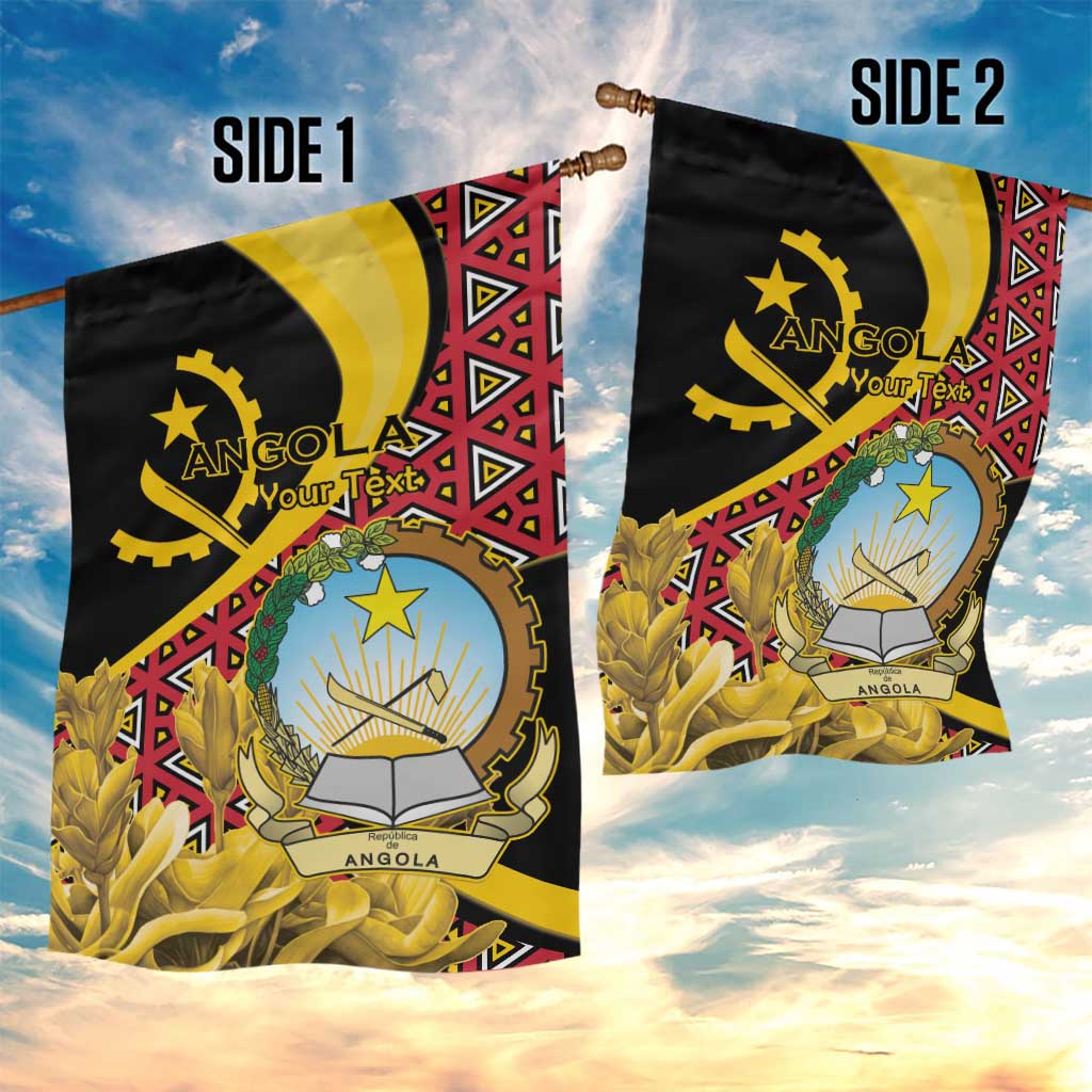 Personalized República de Angola Garden Flag Coat Of Arms With Map LT15
