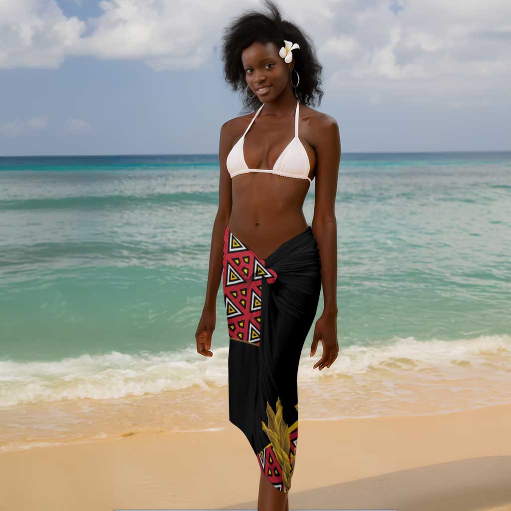 Personalized República de Angola Sarong Coat Of Arms With Map LT15