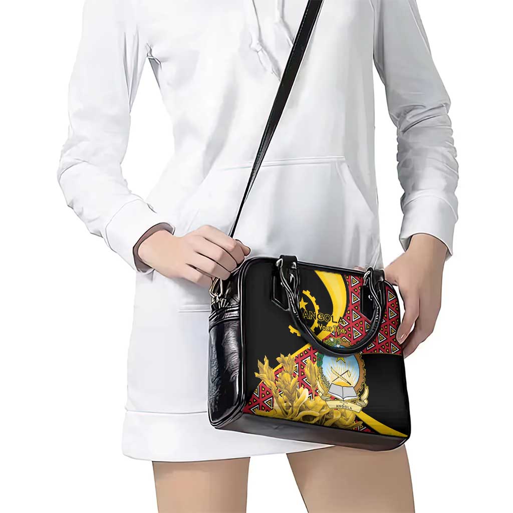Personalized Angola Shoulder Handbag Coat Of Arms Welwitschia Mirabilis LT15