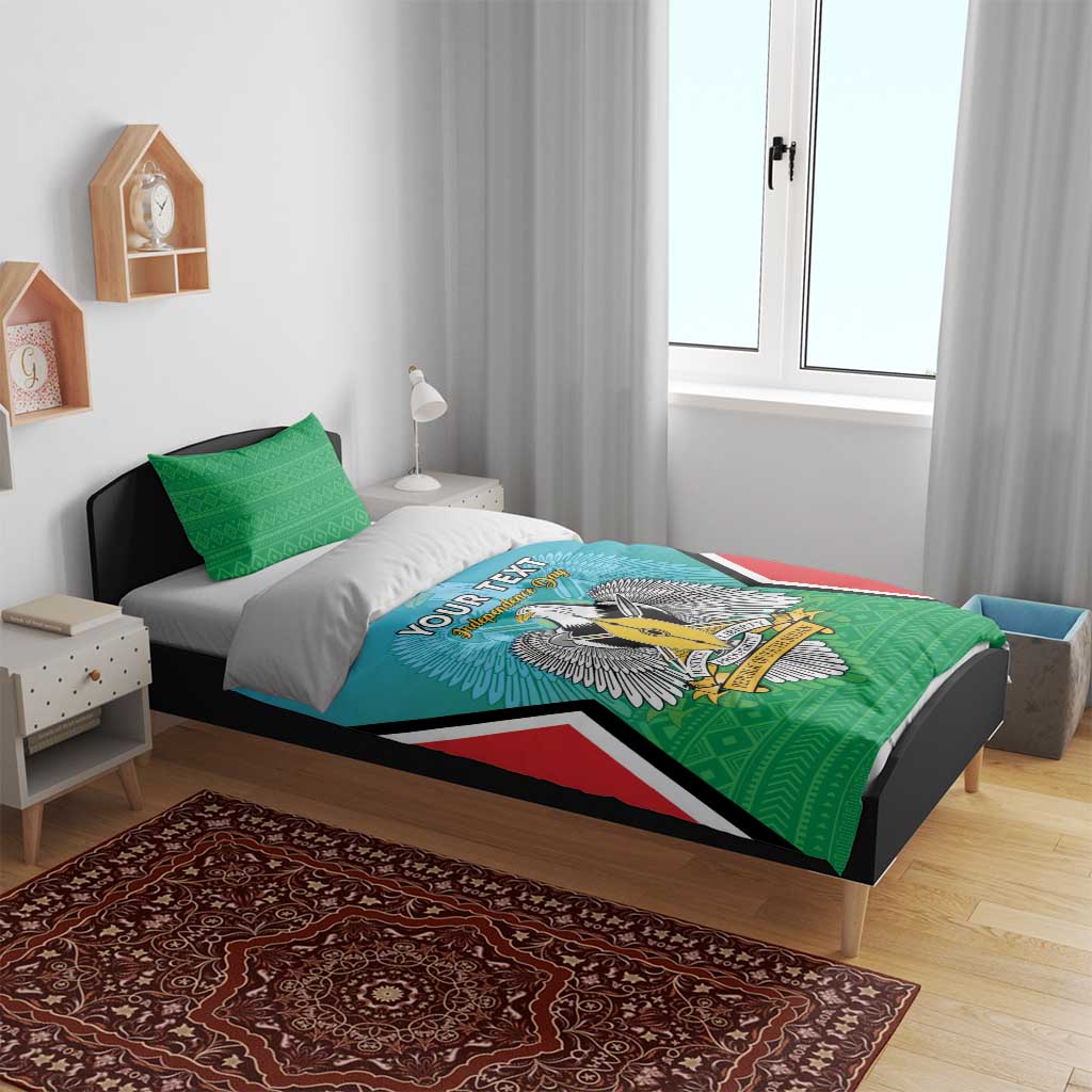 Personalised South Sudan Bedding Set Coat Of Arms - Happy Independence Day LT15
