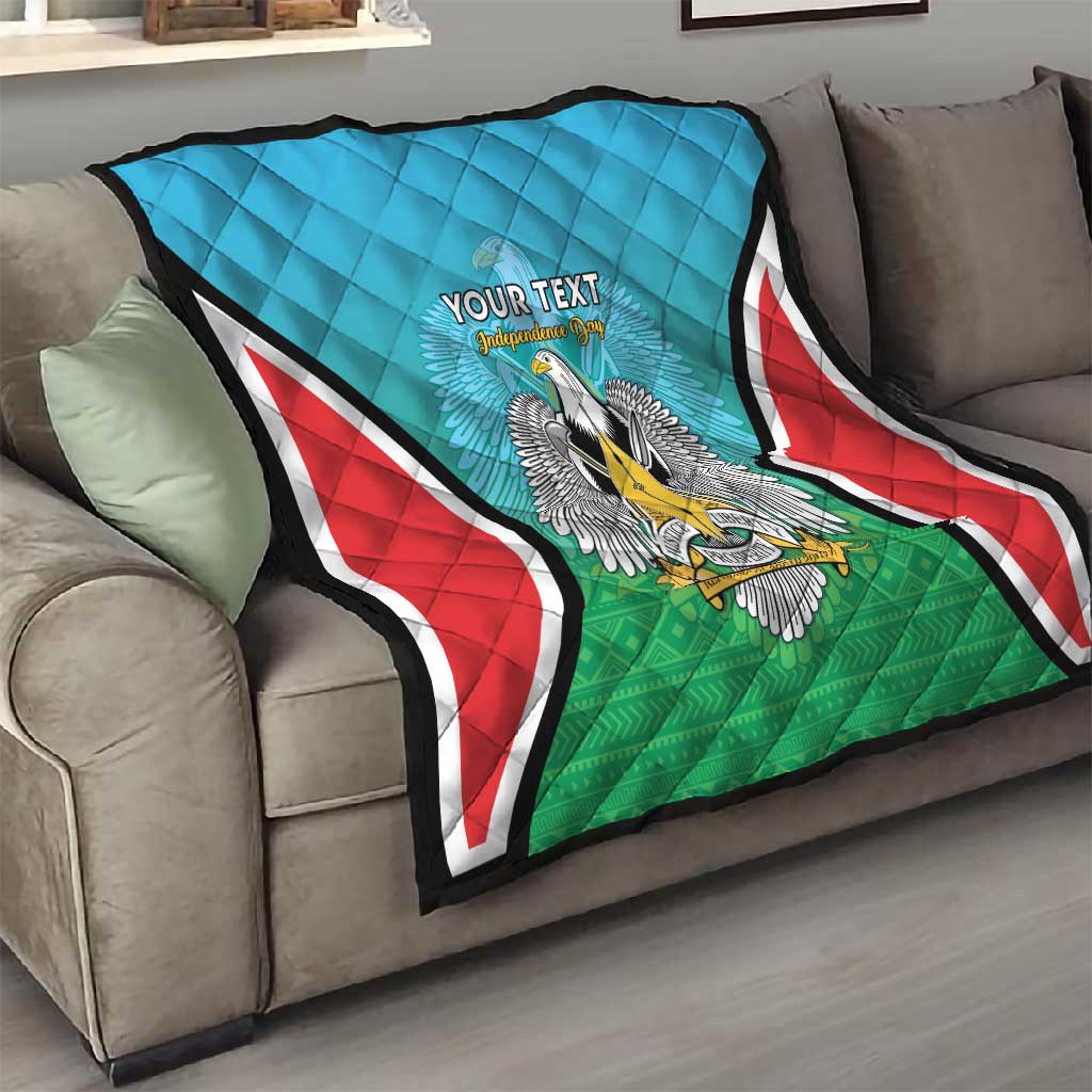 Personalised South Sudan Quilt Coat Of Arms - Happy Independence Day LT15