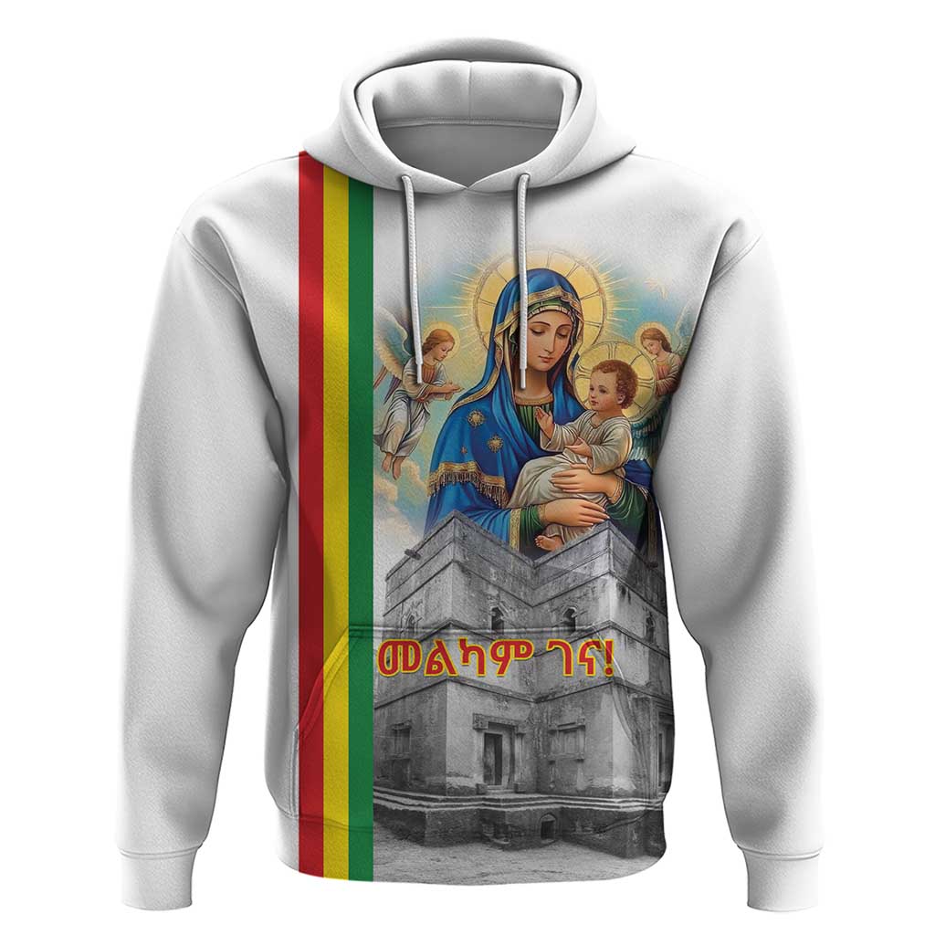 Ethiopian Christmas Hoodie Saint Mary Lalibela Churches LT15