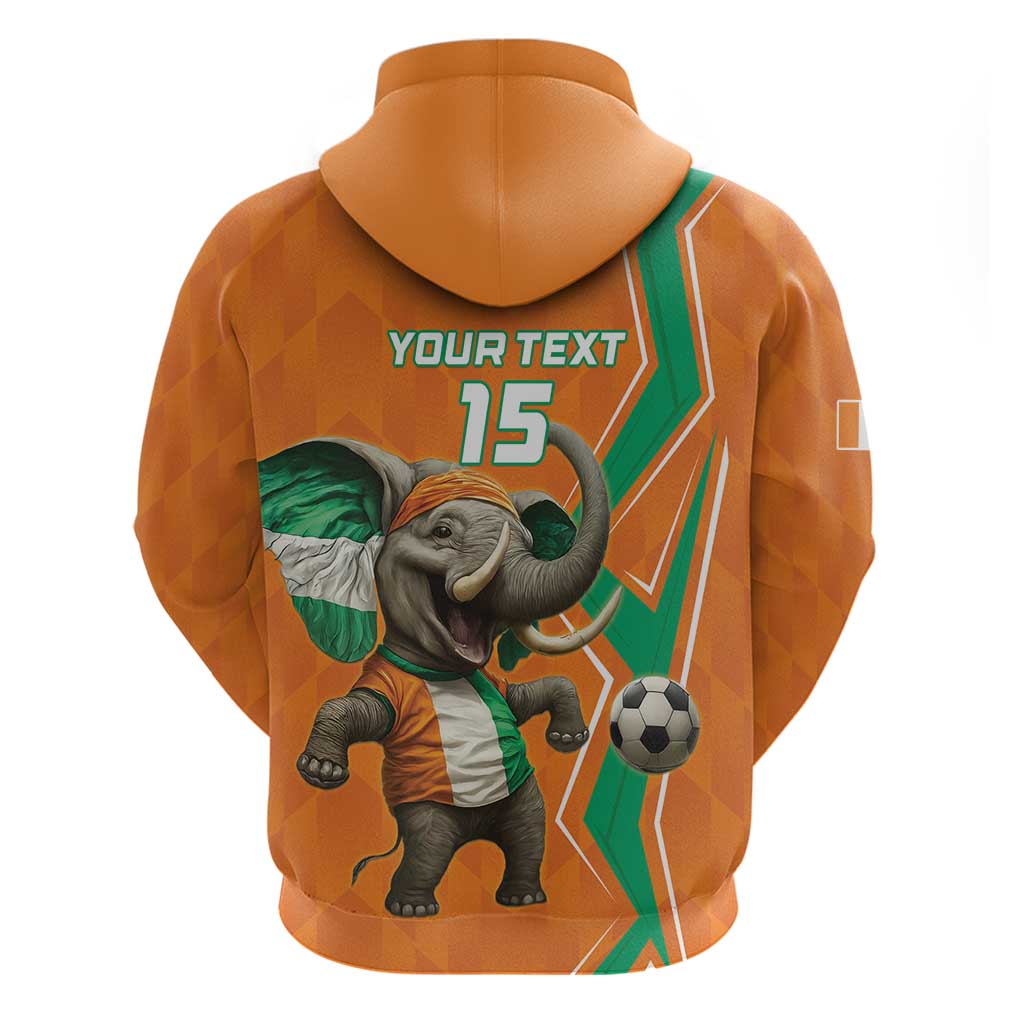 Custom Ivory Coast Football Hoodie Go Les Elephants LT15