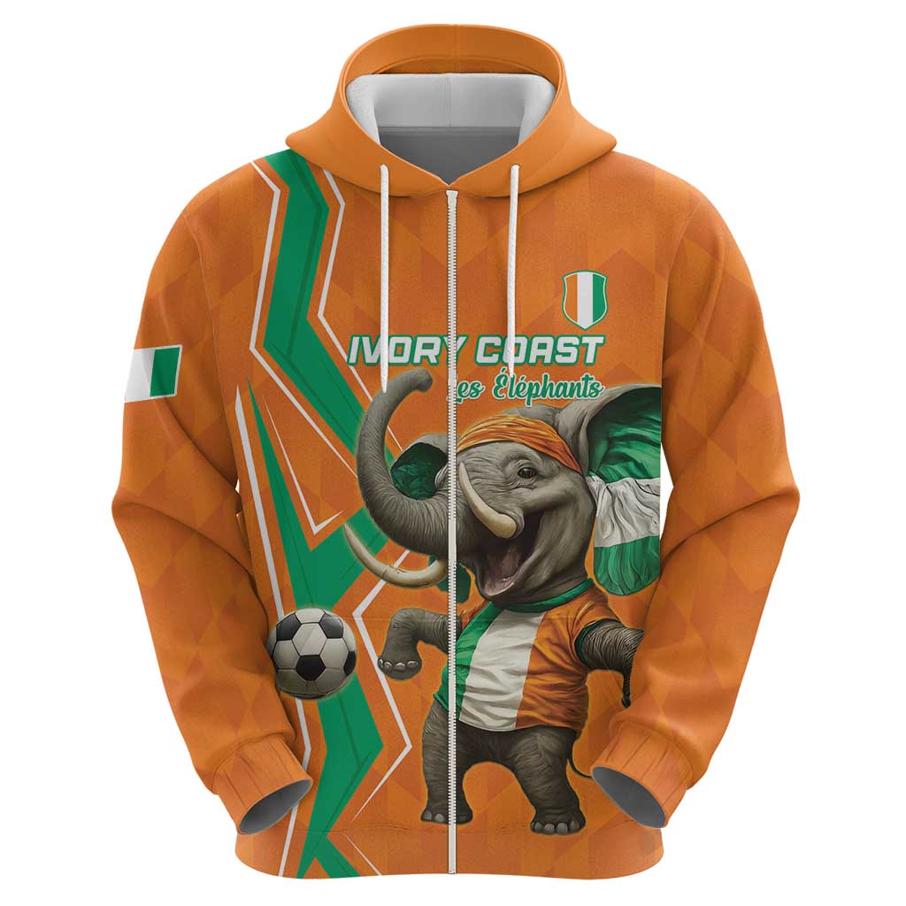 Custom Ivory Coast Football Hoodie Go Les Elephants LT15