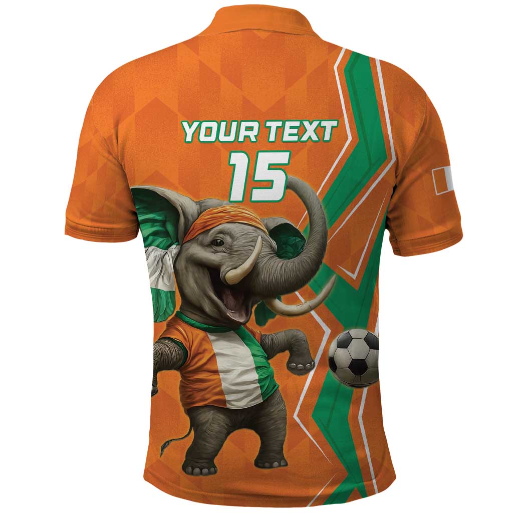 Custom Ivory Coast Football Polo Shirt Go Les Elephants LT15