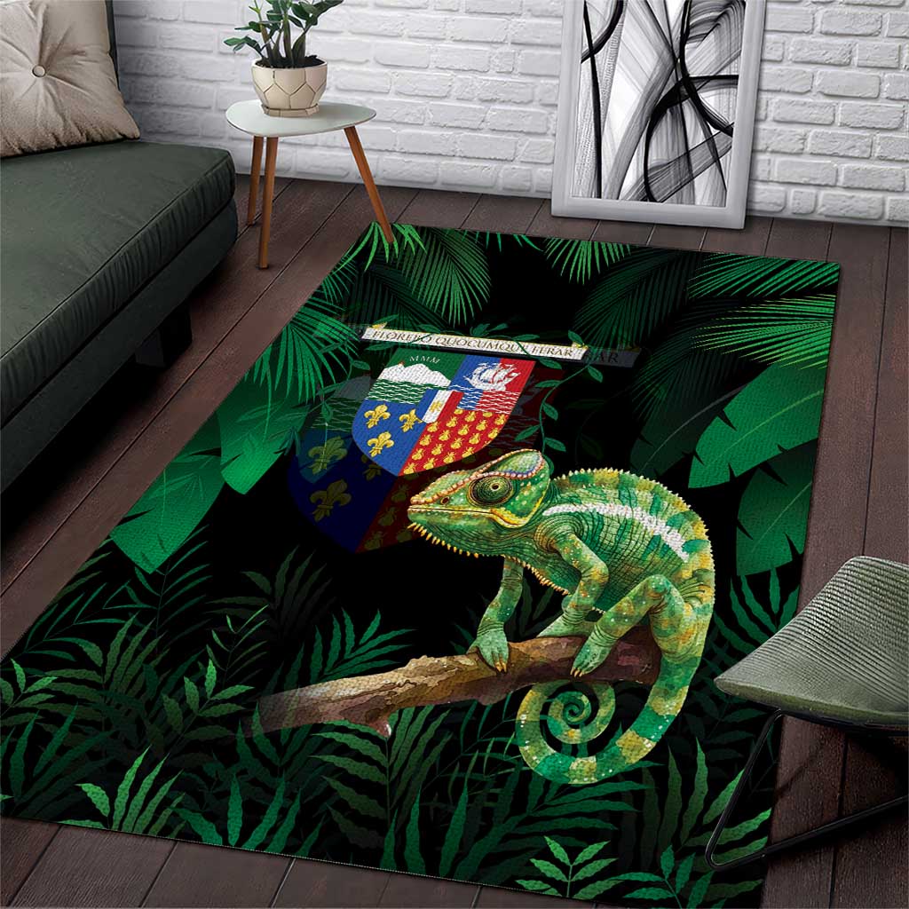 Reunion Island Area Rug Furcifer Pardalis LT15