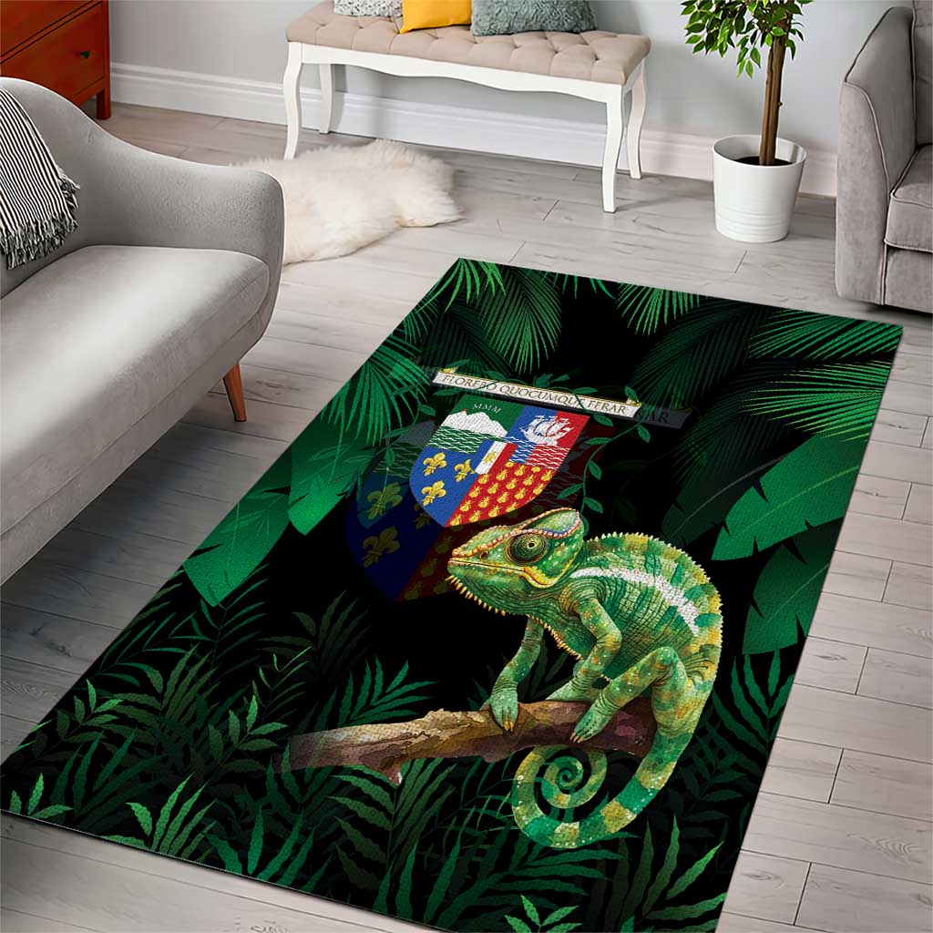 Reunion Island Area Rug Furcifer Pardalis LT15