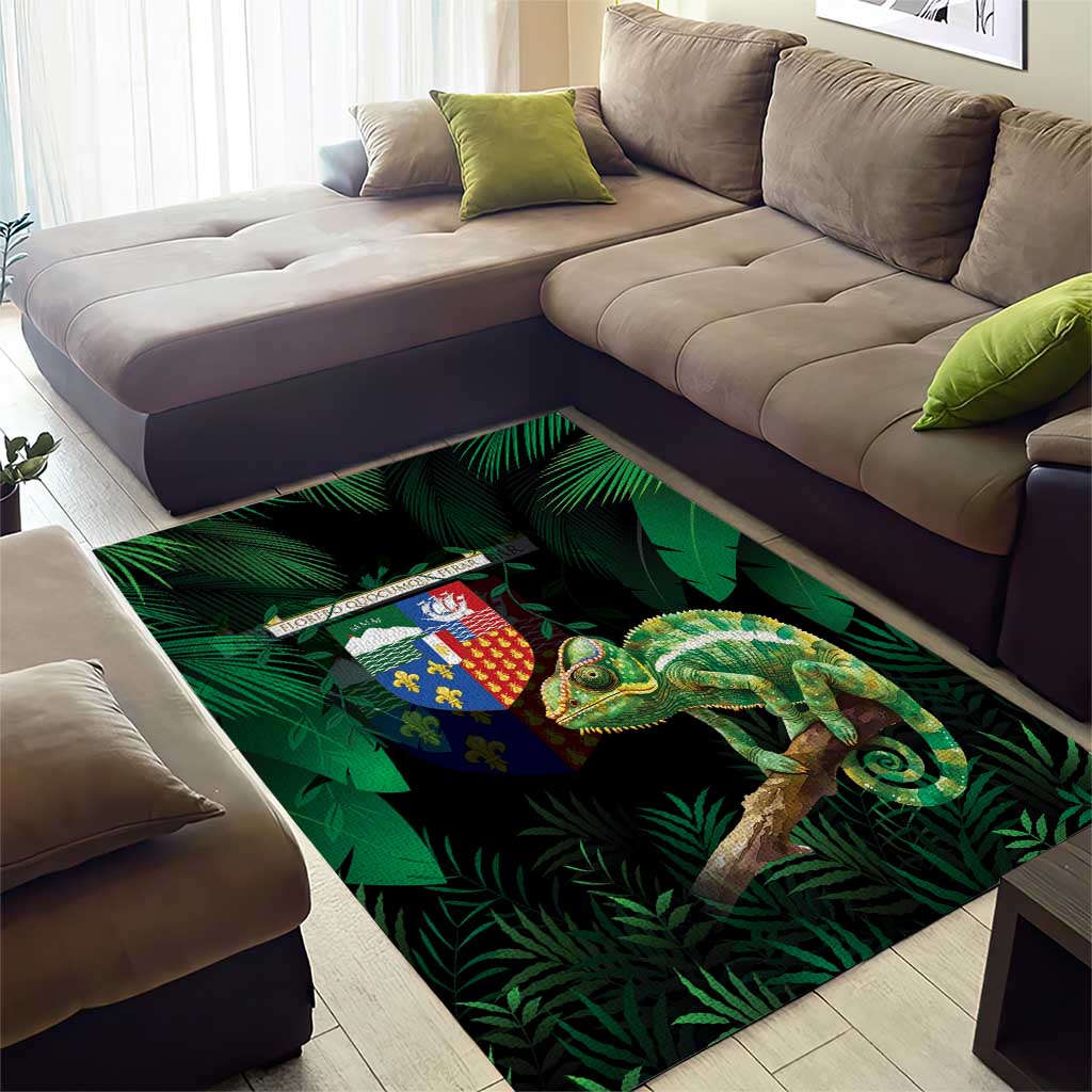 Reunion Island Area Rug Furcifer Pardalis LT15