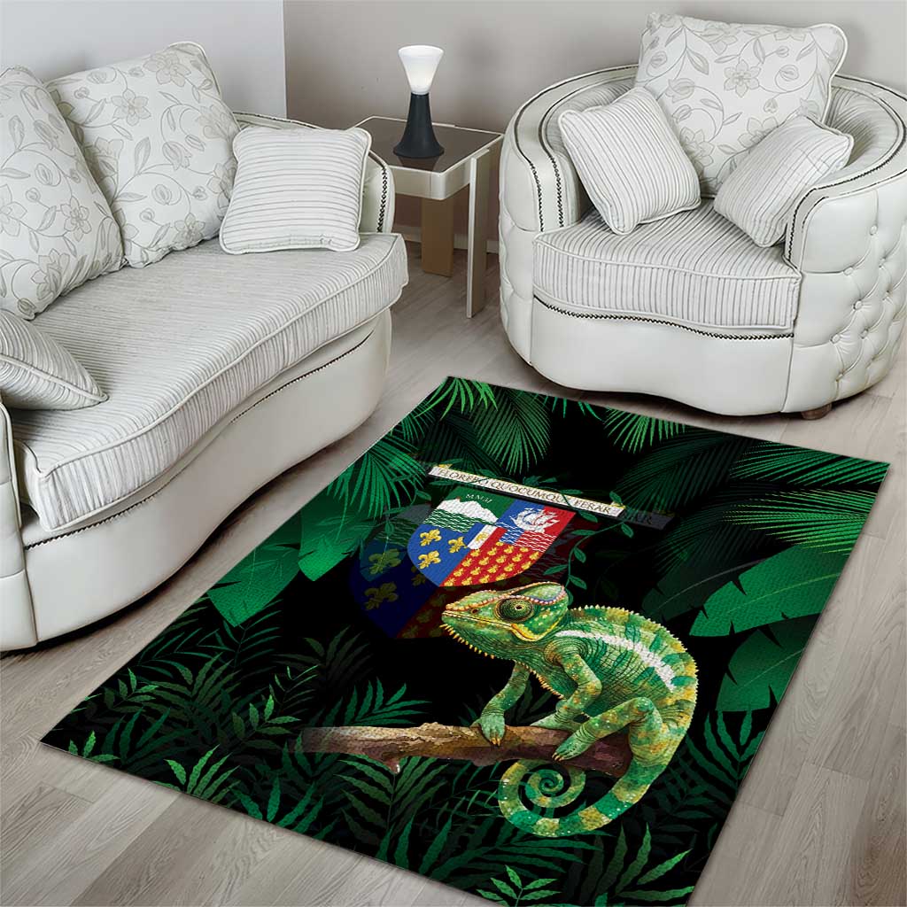 Reunion Island Area Rug Furcifer Pardalis LT15