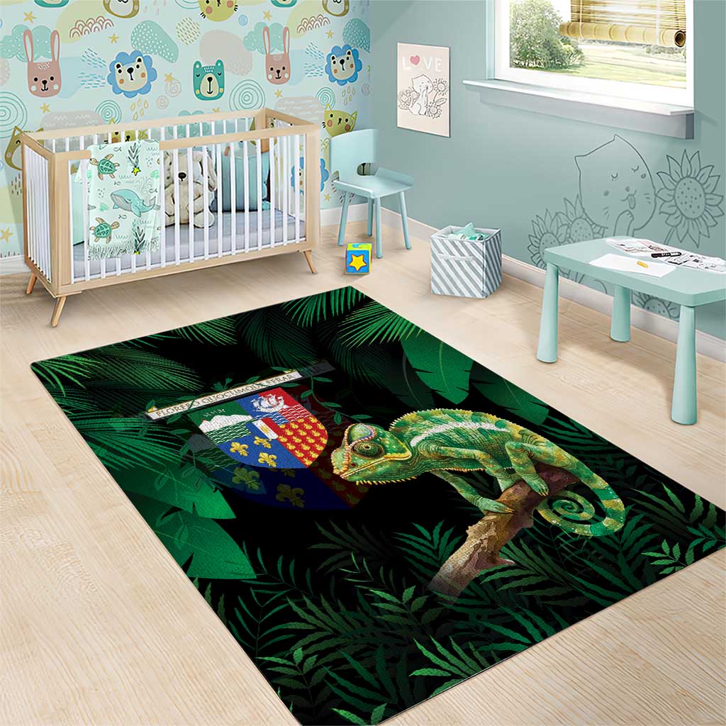 Reunion Island Area Rug Furcifer Pardalis LT15