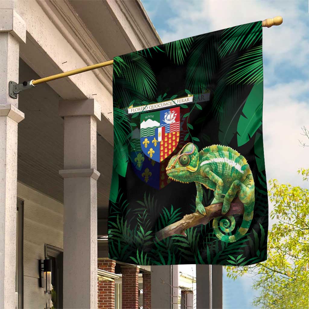 Reunion Island Garden Flag Furcifer Pardalis LT15