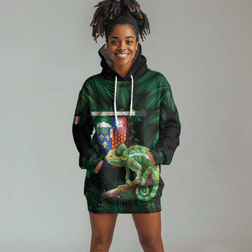 Reunion Island Hoodie Dress Furcifer Pardalis LT15