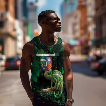 Reunion Island Men Tank Top Furcifer Pardalis LT15