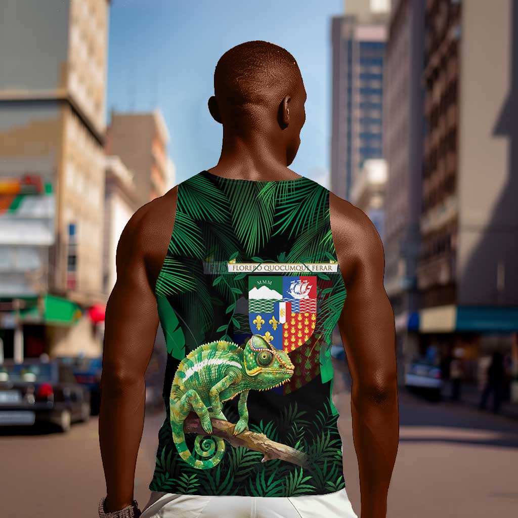 Reunion Island Men Tank Top Furcifer Pardalis LT15