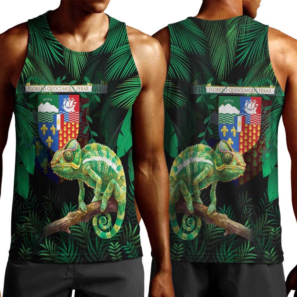 Reunion Island Men Tank Top Furcifer Pardalis LT15