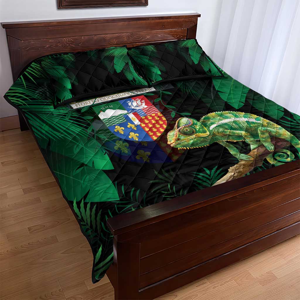 Reunion Island Quilt Bed Set Furcifer Pardalis LT15