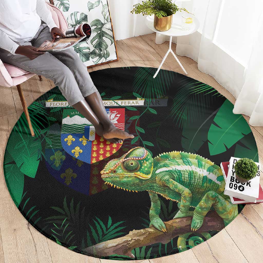 Reunion Island Round Carpet Furcifer Pardalis LT15