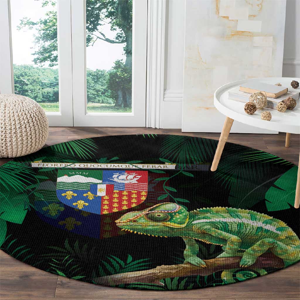 Reunion Island Round Carpet Furcifer Pardalis LT15