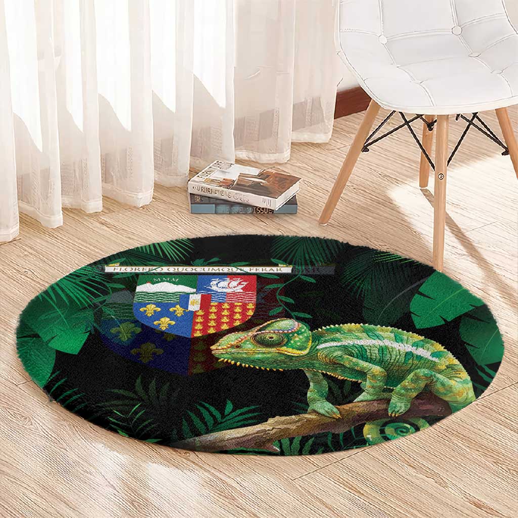 Reunion Island Round Carpet Furcifer Pardalis LT15