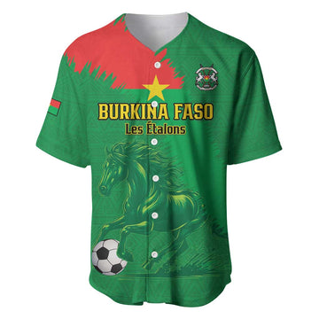 Burkina Faso Football Custom Baseball Jersey Go Stallions LT15