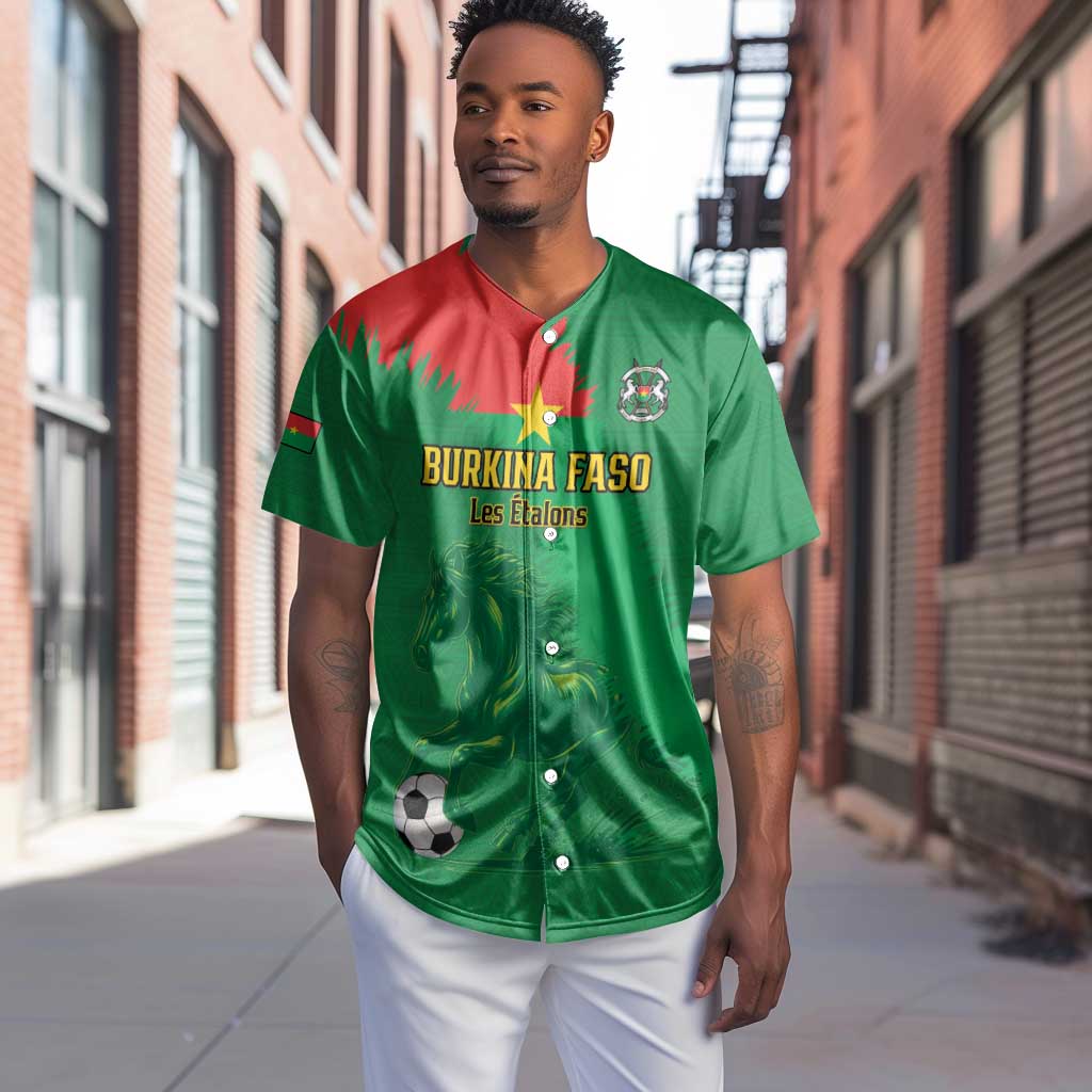Burkina Faso Football Custom Baseball Jersey Go Stallions LT15