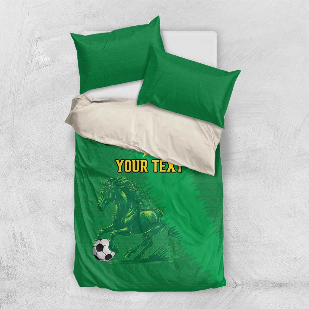 Burkina Faso Football Custom Bedding Set Go Stallions LT15