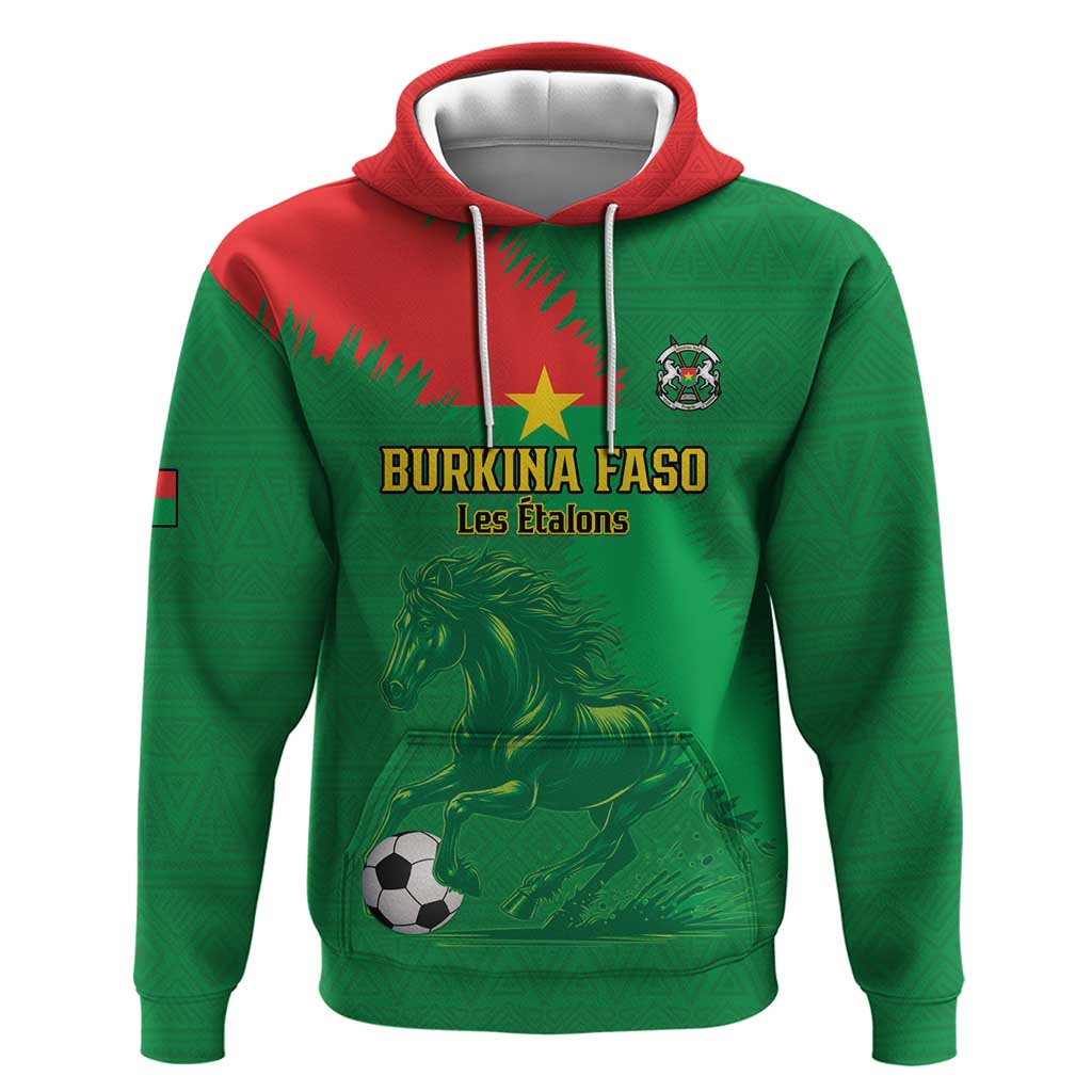 Custom Burkina Faso Football Hoodie Go Les Etalons LT15