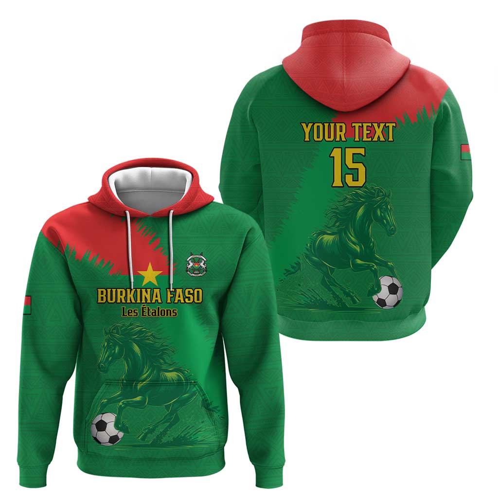 Custom Burkina Faso Football Hoodie Go Les Etalons LT15