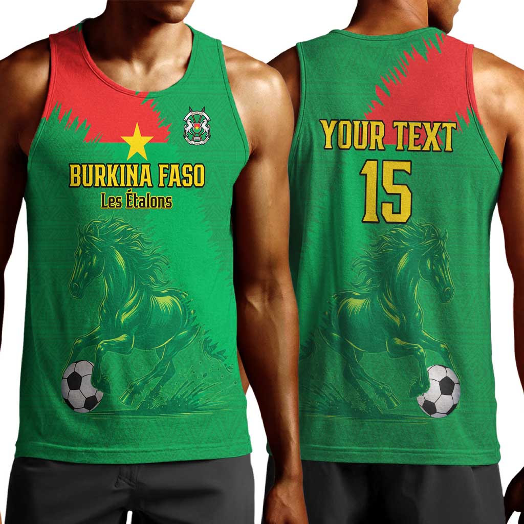 Burkina Faso Football Custom Men Tank Top Go Stallions LT15