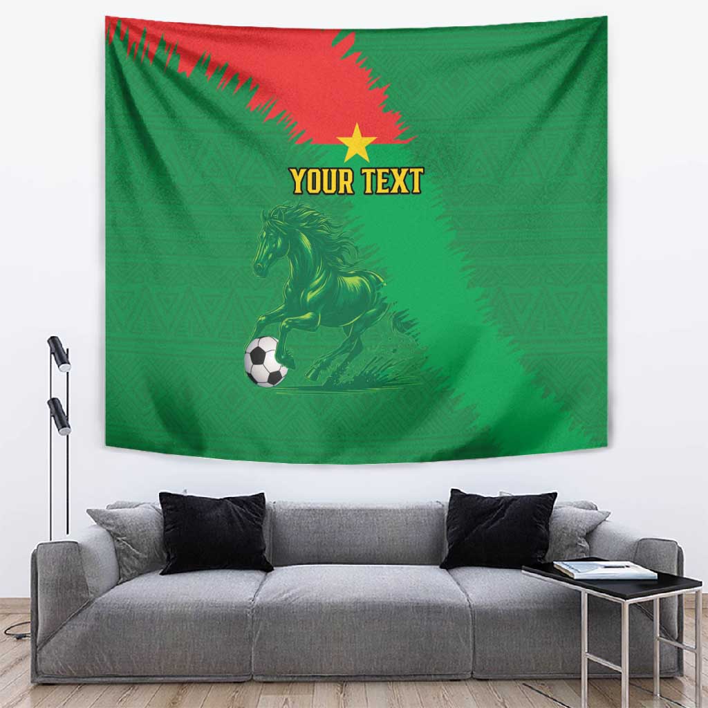 Burkina Faso Football Custom Tapestry Go Stallions LT15