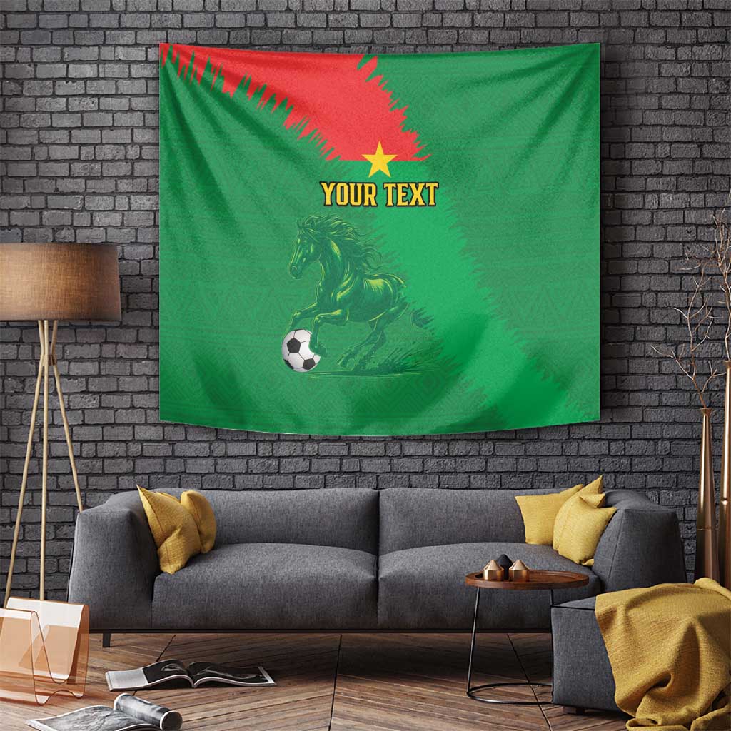 Burkina Faso Football Custom Tapestry Go Stallions LT15