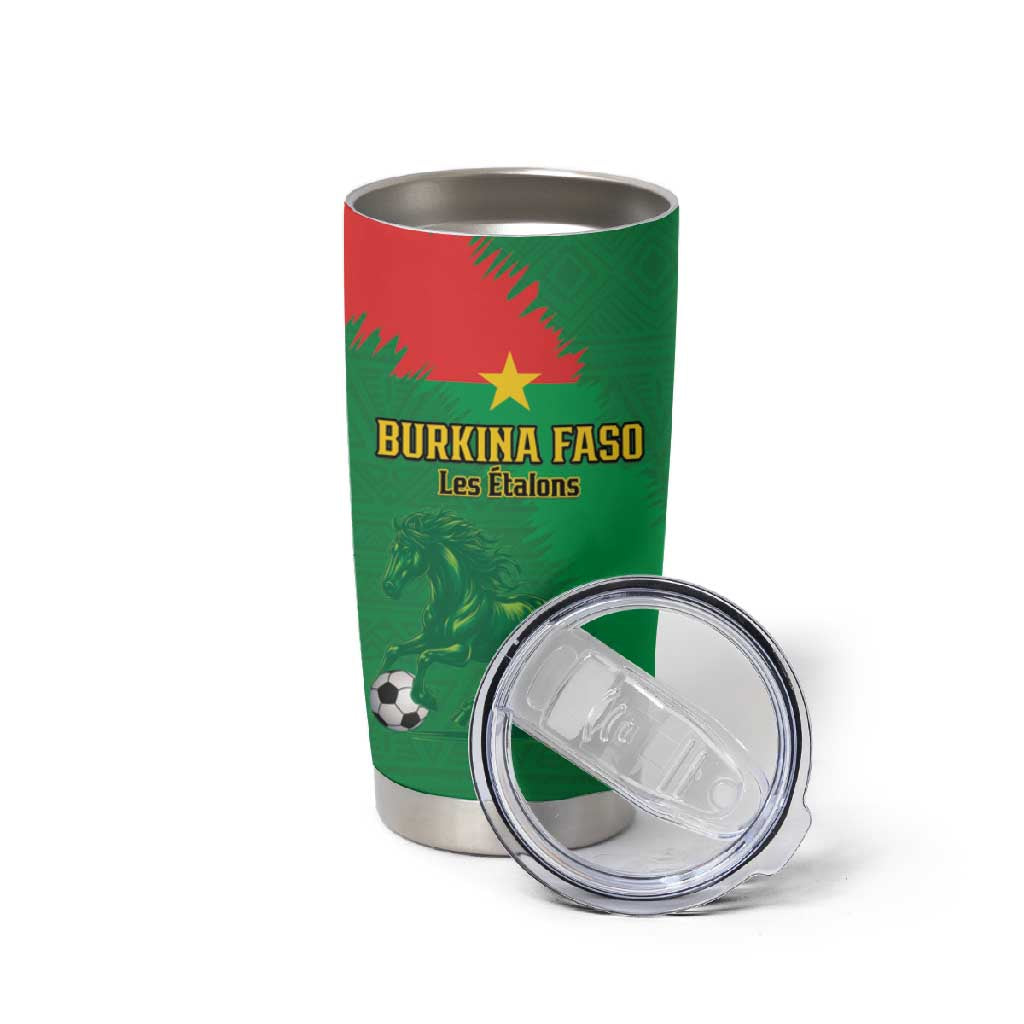 Burkina Faso Football Custom Tumbler Cup Go Stallions LT15