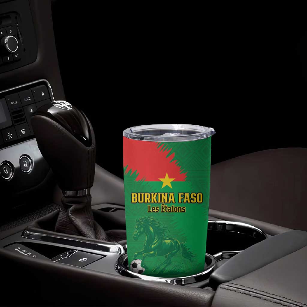 Burkina Faso Football Custom Tumbler Cup Go Stallions LT15