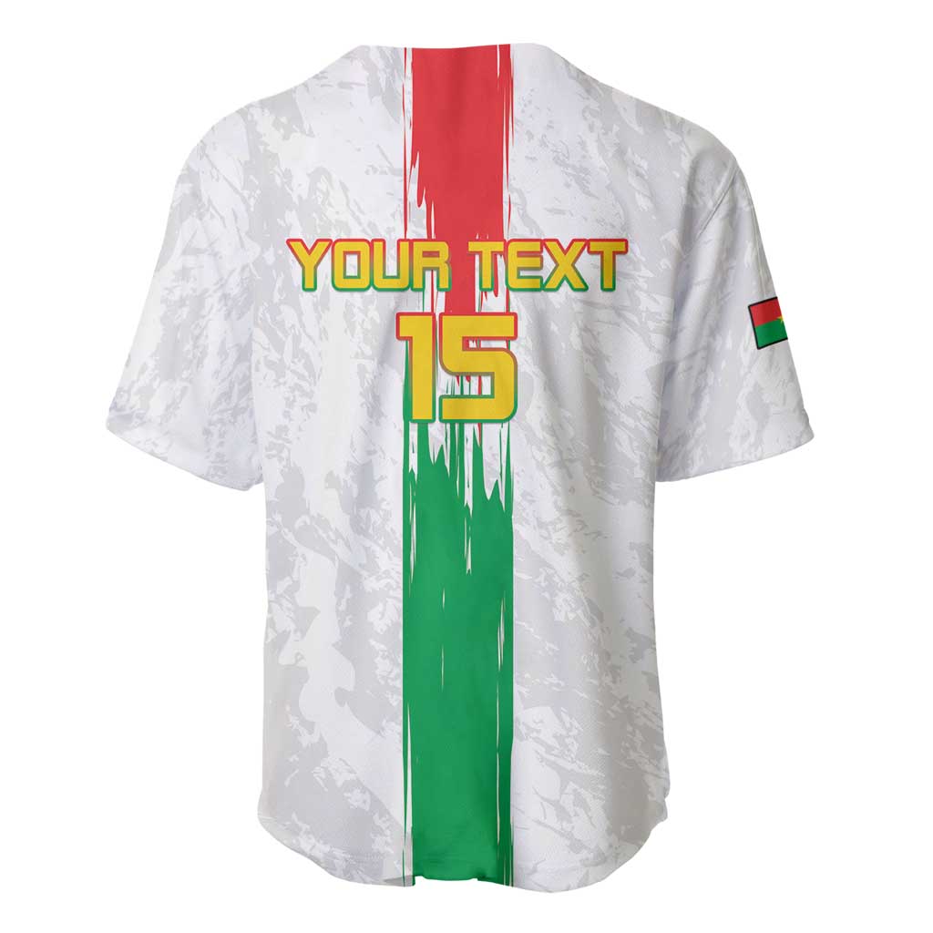 Burkina Faso Football Custom Baseball Jersey Go Champions LT15
