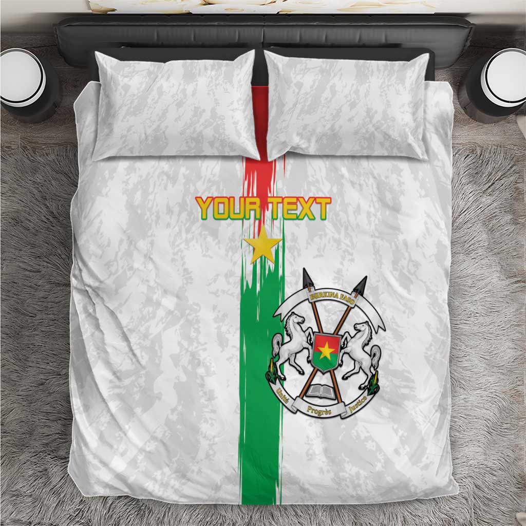 Burkina Faso Football Custom Bedding Set Go Champions LT15