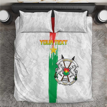 Burkina Faso Football Custom Bedding Set Go Champions LT15