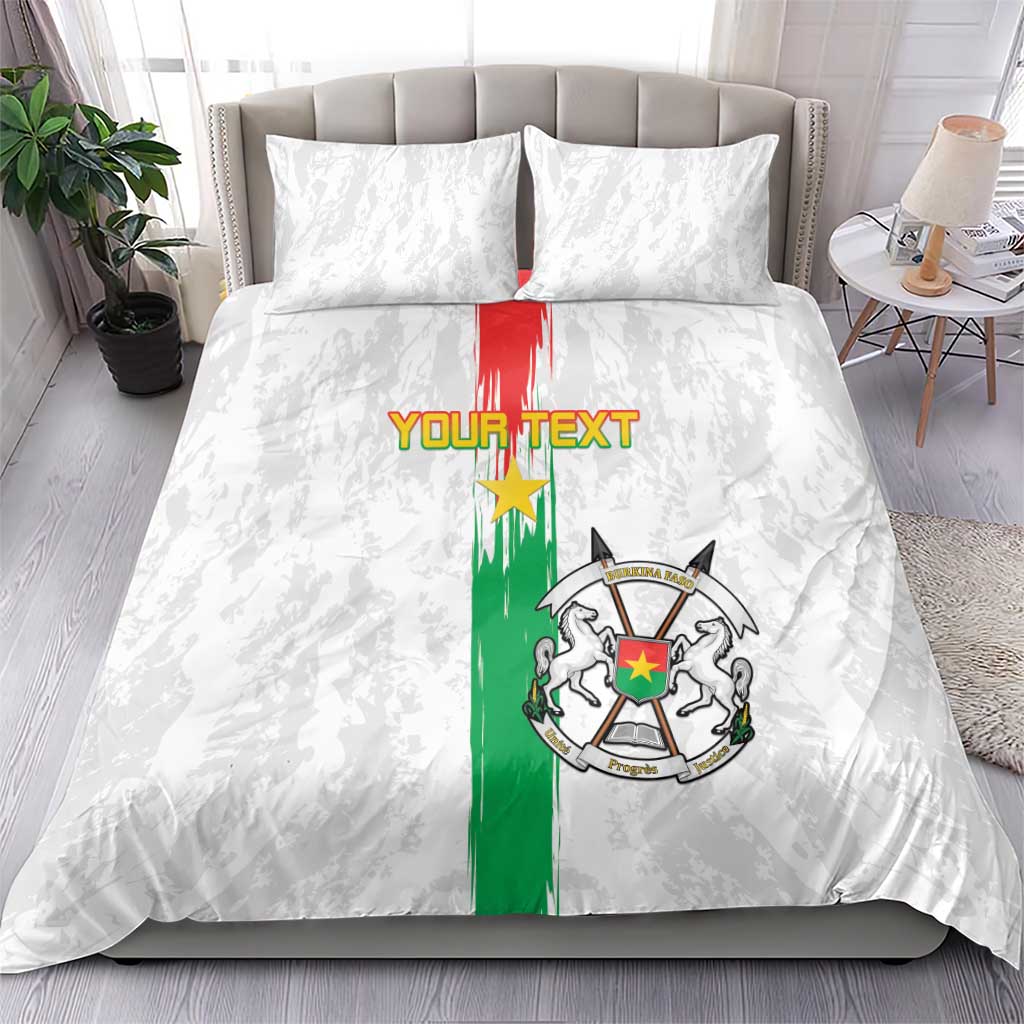 Burkina Faso Football Custom Bedding Set Go Champions LT15