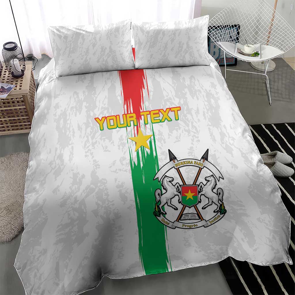 Burkina Faso Football Custom Bedding Set Go Champions LT15