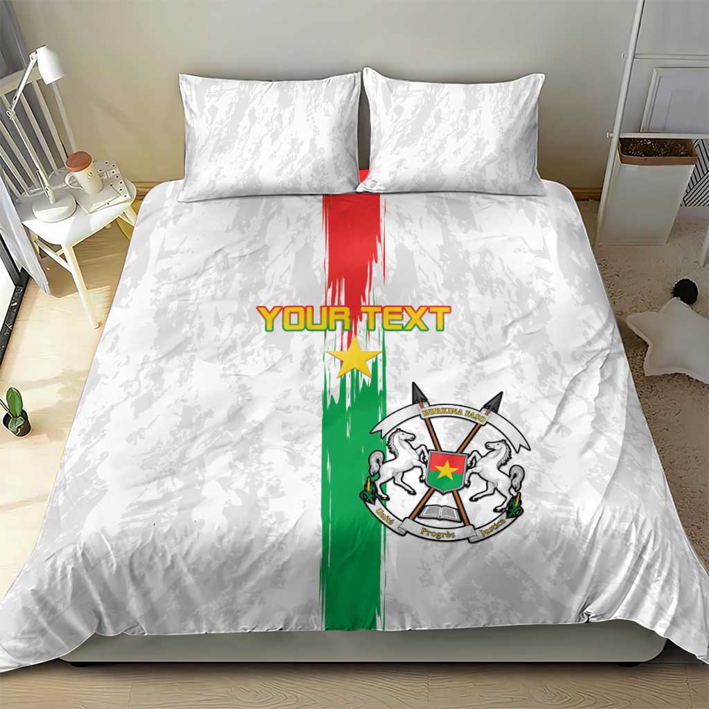 Burkina Faso Football Custom Bedding Set Go Champions LT15