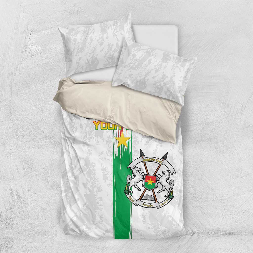 Burkina Faso Football Custom Bedding Set Go Champions LT15