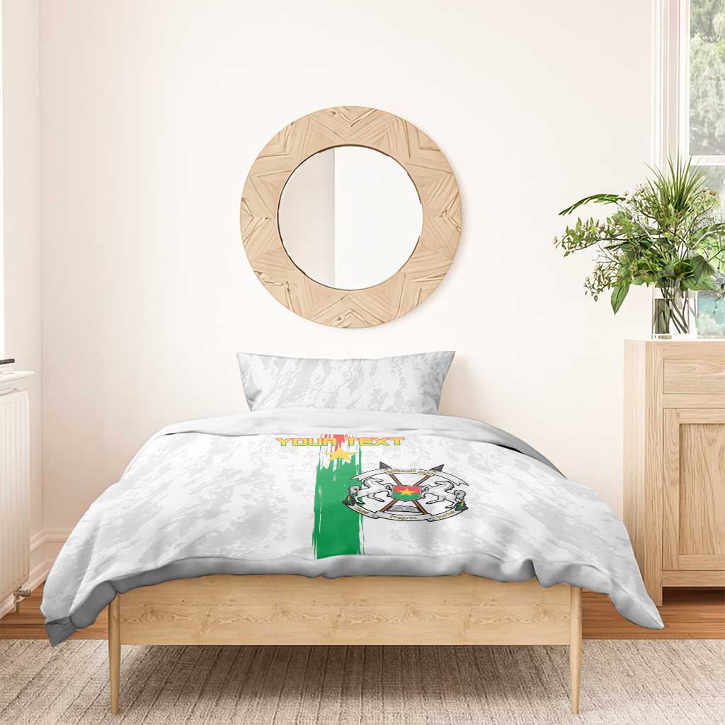 Burkina Faso Football Custom Bedding Set Go Champions LT15