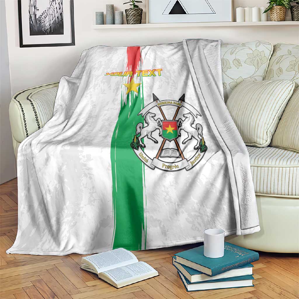 Burkina Faso Football Custom Blanket Go Champions LT15