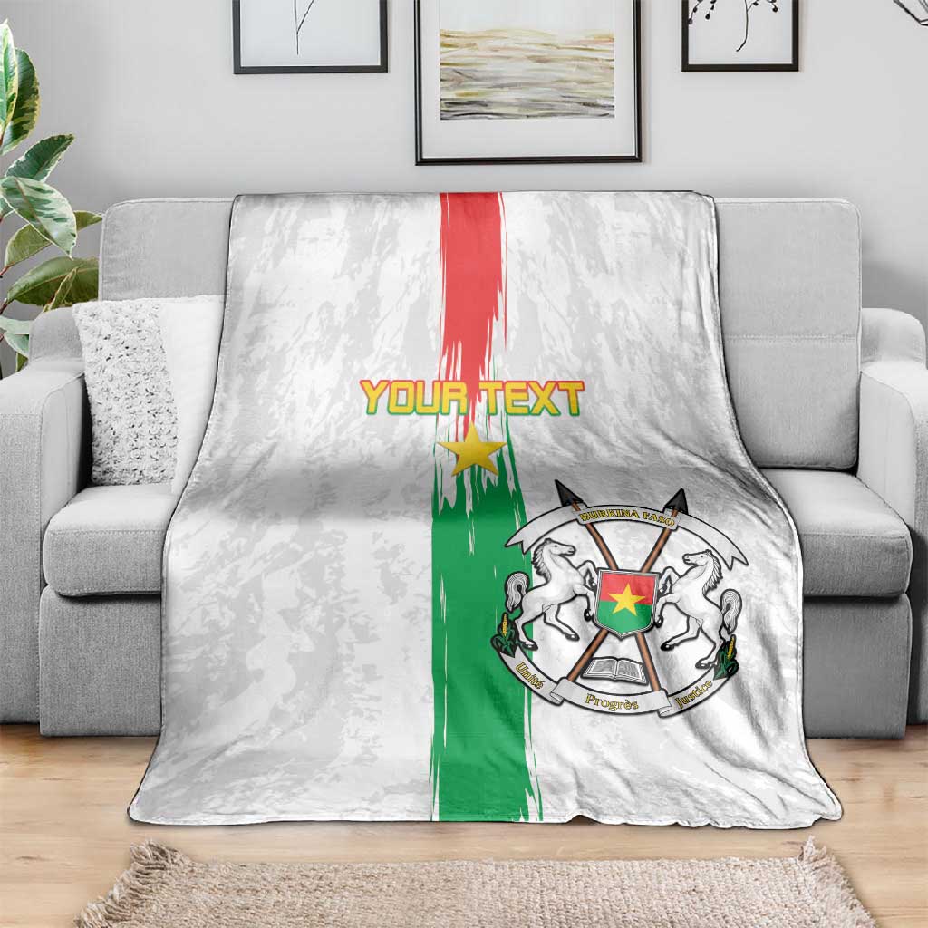 Burkina Faso Football Custom Blanket Go Champions LT15