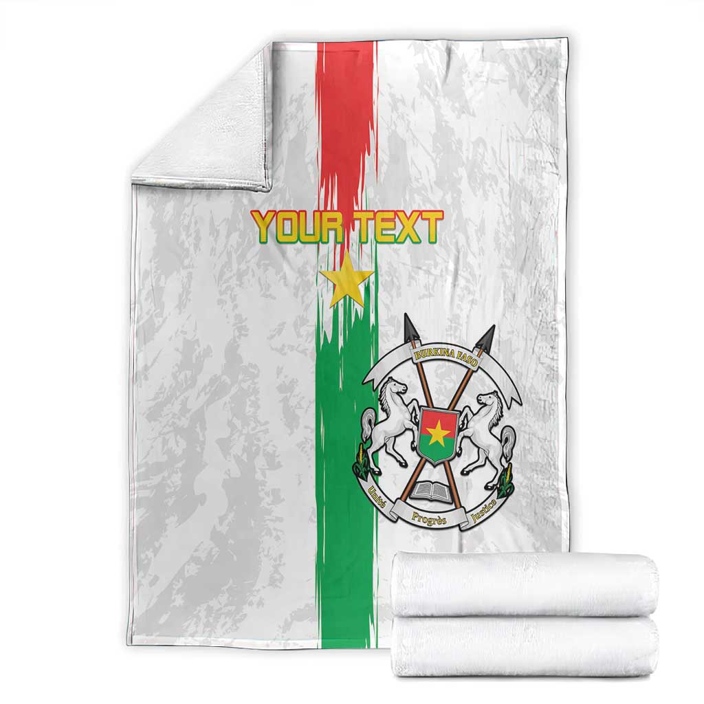 Burkina Faso Football Custom Blanket Go Champions LT15