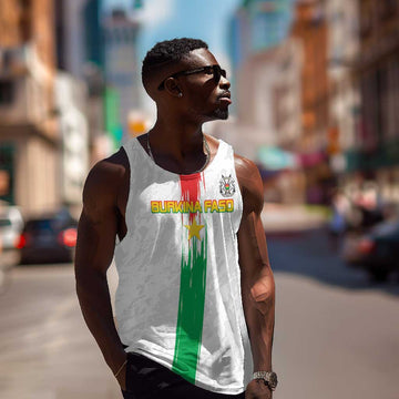 Burkina Faso Football Custom Men Tank Top Go Champions LT15
