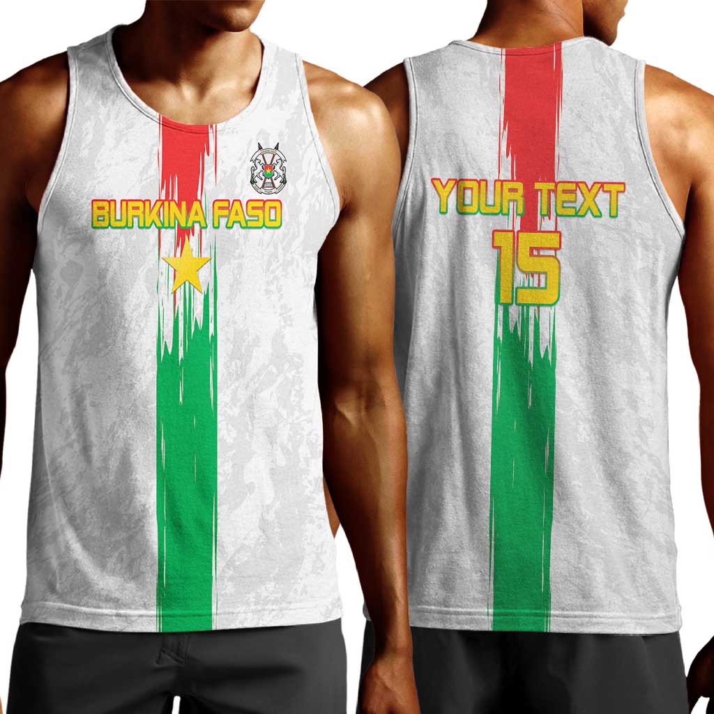 Burkina Faso Football Custom Men Tank Top Go Champions LT15