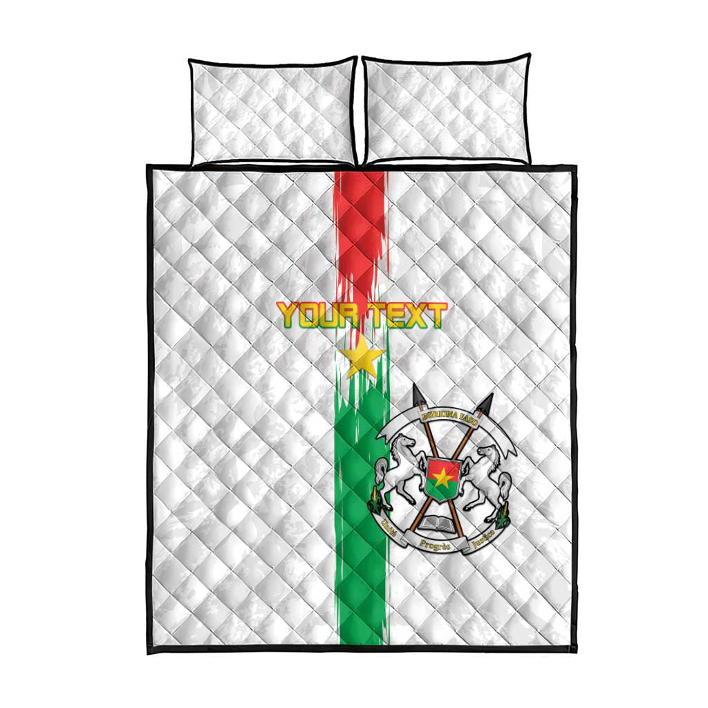 Burkina Faso Football Custom Quilt Bed Set Go Champions LT15