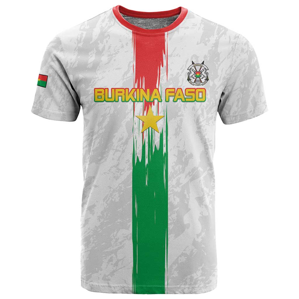 Burkina Faso Football Custom T shirt Go Champions LT15