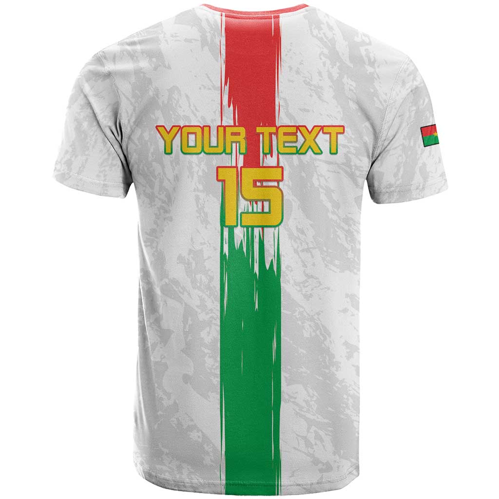 Burkina Faso Football Custom T shirt Go Champions LT15